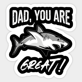 Great Dad Forever Funny Daddy Quote Sticker